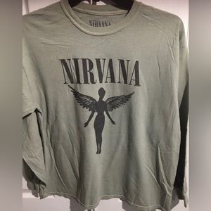 Prwnd Nirvana color mint size XL long sleeve shirt